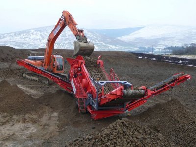 Запчасти гусеничного хода грохотов TEREX Finlay 863